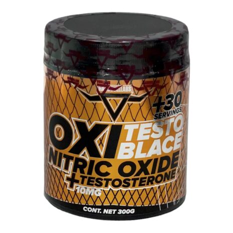 OXI TESTO BLACE – ÓXIDO NÍTRICO + TESTOSTERONE 10MG - FRENTE