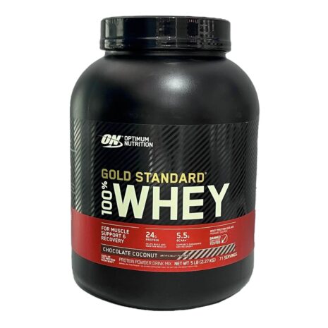 WHEY GOLD STANDARD Proteína Whey 5 lb. Optimum Nutrition - FRENTE